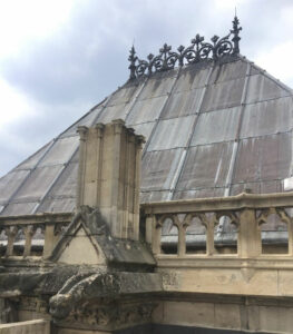 Toiture en plomb de la sacristie de Notre-Dame